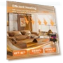 Thumbnail Electric Fireplace Stove — Portable Electric Heaters, ROVSUN