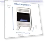Thumbnail Ventless Natural Gas Blue Flame Space Heater with Thermostat Control — Portable Heating Solutions, ProCom
