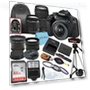 Thumbnail DSLR Camera with Dual Lens and Accessory Bundle — Camera & Photo, Canon