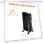 Thumbnail Oil Heater, Radiator Heater for Indoor Use — Portable Heating Solutions, Amazon Basics