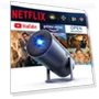 Thumbnail Mini Projector with WiFi and Bluetooth — Home Theater Projectors, YOWHICK