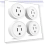 Thumbnail Smart Plug Mini 4-Pack — Smart Home Hubs & Controllers, KMC