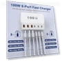 Thumbnail 100W GaN 6 Port USB C Charging Station — Chargers, Fitquipment