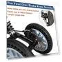 Thumbnail All Terrain Foldable Knee Scooter Walker — Low Strength Tools, BlessReach
