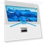 Thumbnail 100 inch HE Pet Crystal Fixed Frame Screen — Home Theater Projectors, NothingProjector