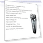 Thumbnail Universal Voltage Double Ring Three Knife Head Electric Shaver — Grooming Essentials