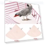 Thumbnail Fan-Shaped Platform Station Board Hamster Springboard Rest Platform — Toys, Parrot Log