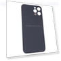 Thumbnail Big Camera Hole Glass Back Battery Cover — Back Covers