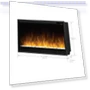 Thumbnail Slim Built-in Linear Electric Fireplace Heater — Close To Ceiling, DIMPLEX