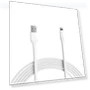 Thumbnail USB-A to Lightning Charger Cable — Lightning, Amazon Basics