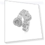 Thumbnail Adjustable Heart Ring with Baguette CZ — Girls' Rings, LuluMel
