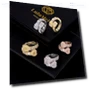 Thumbnail Adjustable Heart Ring with Baguette CZ — Girls' Rings, LuluMel