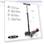 Thumbnail Three Wheeled Lean-to-Steer Scooter with LED Wheels — Push Scooters, Micro