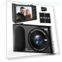 Thumbnail 4K UHD Digital Camera with Autofocus and Anti-Shake — Compact Digital Cameras, TAOQQI