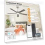 Thumbnail Smart Ceiling Fan with Lights — Ceiling Fan Wall Controls, WINGBO