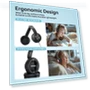 Thumbnail Wired Headphones 12-Pack Bulk for School Students Kids K-12 Classroom — Over-Ear Headphones, AILIHEN
