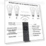 Thumbnail Remote Control LED Light Bulbs — LED, Aukora