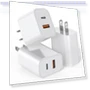 Thumbnail 3Pack 20W Dual Port USB C Wall Charger — Chargers, DelTucci