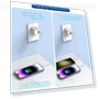 Thumbnail 3Pack 20W Dual Port USB C Wall Charger — Chargers, DelTucci