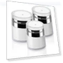 Thumbnail Airless Pump Jars Set — Travel Bottles, Mluchee