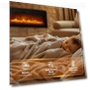 Thumbnail 50" Recessed & Wall Mounted Electric Fireplace — Electric Heating Solutions, Breezestival