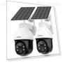 Thumbnail Solar Security Cameras System Wireless Outdoor — Security Cameras, AOSU