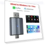2IN1 Mini Wireless Adapter for Carplay and Android Auto — Phone Accessories, YJMP