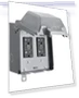 Thumbnail Outdoor Electrical Box Waterproof with Dual 20 AMP WRTR GFCI Receptacles — Inlet Boxes, SURAIELEC