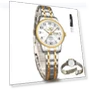 Thumbnail Two Tone Women's Watch with Date — Women's Wrist Watches, OLEVS