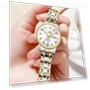 Thumbnail Two Tone Women's Watch with Date — Women's Wrist Watches, OLEVS