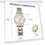 Thumbnail Two Tone Women's Watch with Date — Women's Wrist Watches, OLEVS