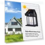 Solar Wall Lights with Motion Sensor — Outdoor Security & Flood Lighting, Cozy Cottage-Relax