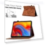Thumbnail Flowers and Bird Embossed Smart Leather Tablet Case for iPad mini 2024 / mini 6 — Keyboard Cases