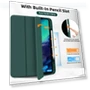 Thumbnail 3-fold TPU Smart Leather Tablet Case with Pen Slot for iPad Pro 11 — Cases