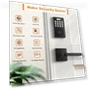 Thumbnail Smart Door Lock with Handle Lever — Smart Home Security, Probrico