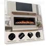 Thumbnail Ultra-Thin Electric Fireplace Insert — Electric Heating Solutions, Tornivk