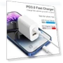 Thumbnail Dual Port Fast Charger Block 2-Pack with Cables — Chargers, YYDBS