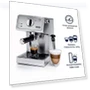 Thumbnail 15 Bar Pump Espresso and Cappuccino Machine with Premium Adjustable Frother — Coffee & Espresso Combos, De'Longhi