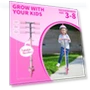 Thumbnail Kids Kick Scooter with Light Up Wheels — Push Scooters, Nattork