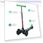 Thumbnail Self Balancing Kick Scooter with Light Up Wheels — Electric Vehicles, Voyager