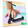 Thumbnail 2-Wheeled Foldable Finger Scooter — Bikes, Jizlan