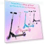 Thumbnail Kids Kick Scooter with Light Up Wheels — Push Scooters, Nattork