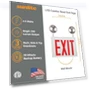 Thumbnail LED Steel Exit Sign Combo — Emergency Fixtures, Sunlite