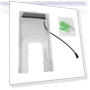 Thumbnail Transparent Solar Powered Doorbell Rain Cover — Full Car