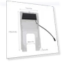 Thumbnail Transparent Solar Powered Doorbell Rain Cover — Full Car