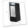 Thumbnail Commercial One Glass Door Display Upright Beverage Refrigerator Cooler Merchandiser — Mini Fridges, KoolMore