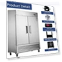 Thumbnail Commercial Refrigerator — Mini Fridges, Merax