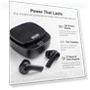 Thumbnail True Wireless Earbuds with Charging Case — In-Ear Headphones, Groovz Audio