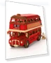 3D Wooden London Sightseeing Bus Model Kit — Educational, Robotime