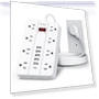 Thumbnail Flat Plug Extension Cord Surge Protector — Power Solutions & Surge Protection, HUNIAN